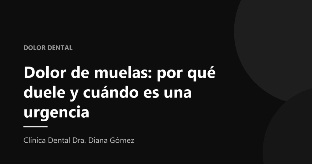 Hombre con dolor de muelas sujetándose la mandíbula antes de acudir a la clínica dental
