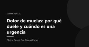 Hombre con dolor de muelas sujetándose la mandíbula antes de acudir a la clínica dental